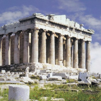 Il Partenone di Atene, magnifico esempio dell'antica cultura greca